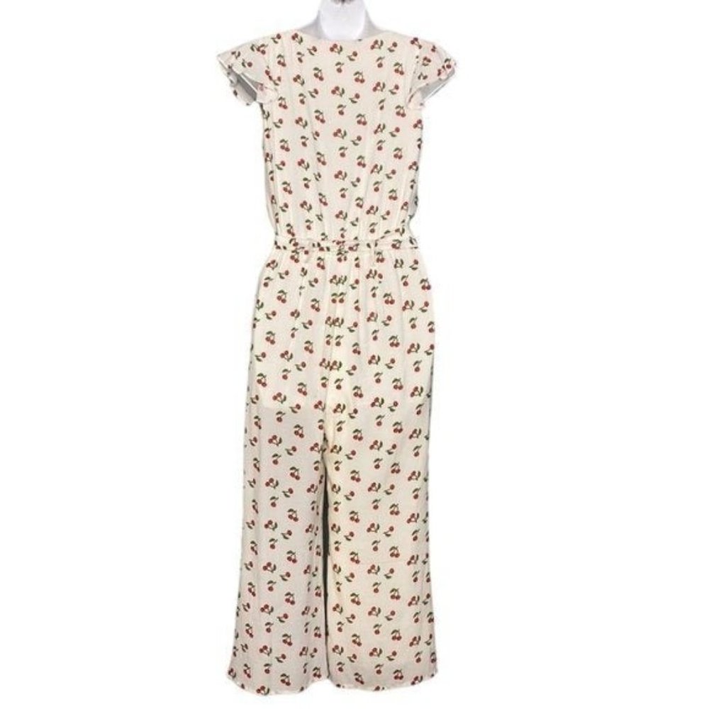SOLD For Love & Lemons Cherry Print Jumpsuit - Picture 3 of 8